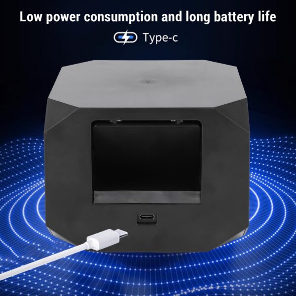 Baralhador e Distribuidor de Cartas Elétrico 2 em 1 Giratório Recarregável 360° Automático