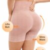 (M) Modelador Cintura Alta Redutor Barriga com Fecho Ajustável – Efeito Push Up, Afina Cintura, Levanta Glúteos e Suaviza Coxas