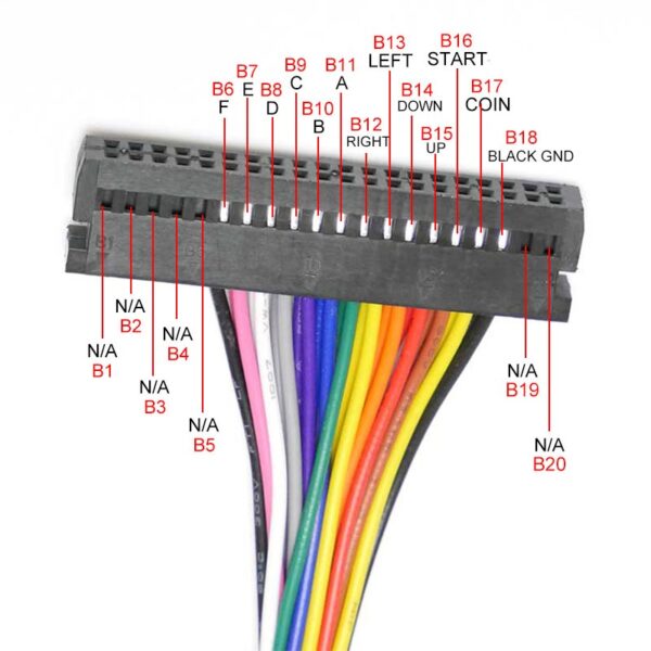 Kit Consola Arcade Pandora's Saga 8000 em 1 Joysticks Sanwa DIY - Preto/Branco
