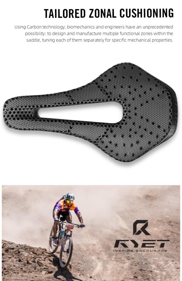 D226X3149_1775601395780_2 Selim de Bicicleta RYET 3D Print Ultraleve 265g