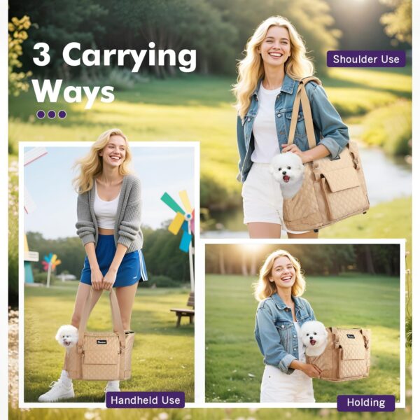 D226X3163_1775662914669_2 Saco de Transporte Pawaboo para Cães Pequenos Abertura Lateral - Preto