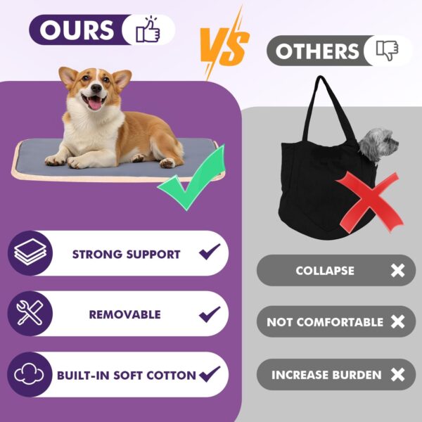 D226X3163_1775662914669_8 Saco de Transporte Pawaboo para Cães Pequenos Abertura Lateral - Preto