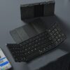 Teclado Sem Fios Dobrável Touchpad Bluetooth Recarregável para iPad e Tablet