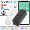 Sensor de Temperatura e Humidade Inteligente Wi-Fi IP65 Tuya Smart Life - Branco 1 unidade