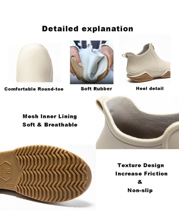 D226X3175_1775672182537_4 (37) Botas de Chuva Impermeáveis e Curtas para Caminhadas e Jardim Lyuu