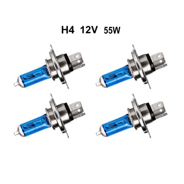 D226X3177_1775673285225_4 (H4) Lâmpada de Halogéneo Carro 6000K Super Branca 55/60W - Branco