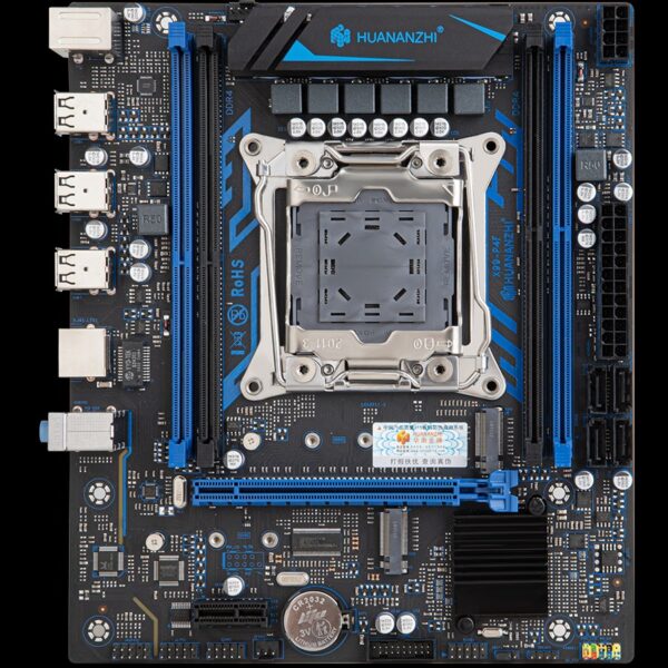 Motherboard HUANANZHI X99-P4F Intel Xeon E5 2650 V4 DDR4 LGA 2011-3 - Preto