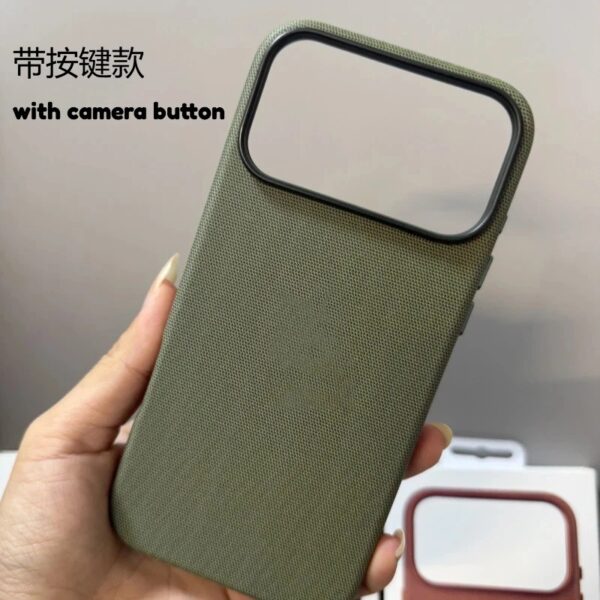 Capa Magnética Air para iPhone 17 Pro Max com MagSafe e Controlo da Câmara - Transparente