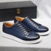 D226X3205_1775740287874_1 (41) Sapatos Derby Masculinos em Couro com Sola de Borracha - Azul