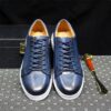 D226X3205_1775740287874_2 (41) Sapatos Derby Masculinos em Couro com Sola de Borracha - Azul