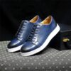 D226X3205_1775740287874_5 (41) Sapatos Derby Masculinos em Couro com Sola de Borracha - Azul