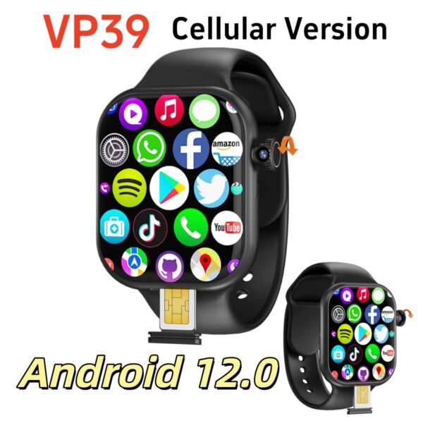 Smartwatch ZestBolt 5G LTE Android 12.0 Câmara Rotativa 190° VP39