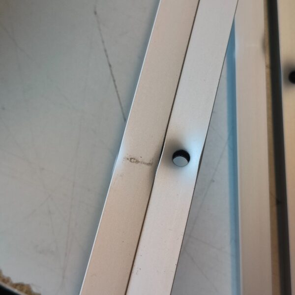 (110x110cm) Estendal Rotativo Cuncial B2 em Aço Inox e Alumínio 18m - Prateado