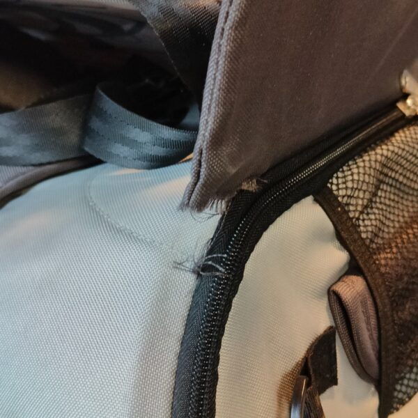 Cadeira de Refeição Portátil Mobiclinic Monkey Dobrável com Arnês 5 Pontos - Cinzento