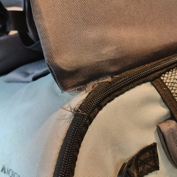 Cadeira de Refeição Portátil Mobiclinic Monkey Dobrável com Arnês 5 Pontos - Cinzento