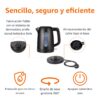 Chaleira Elétrica Portátil Amazon Basics 1.7 Litros