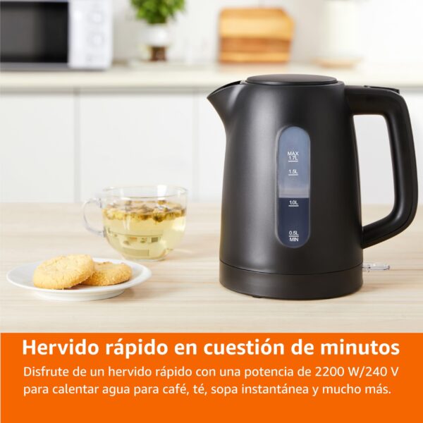 Chaleira Elétrica Portátil Amazon Basics 1.7 Litros