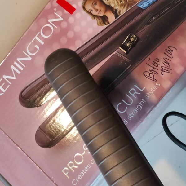 Ferro Alisador de Cabelo Remington S6505 Pro Sleek & Curl 2 em 1 230°C - Preto