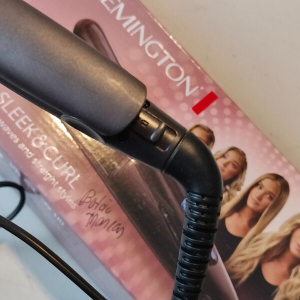 Ferro Alisador de Cabelo Remington S6505 Pro Sleek & Curl 2 em 1 230°C - Preto