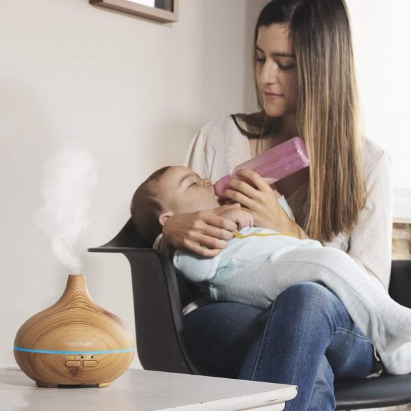 Humidificador Difusor Ultrassónico 150 ml 7 Cores LED Cecotec Pure Aroma 150 Yang
