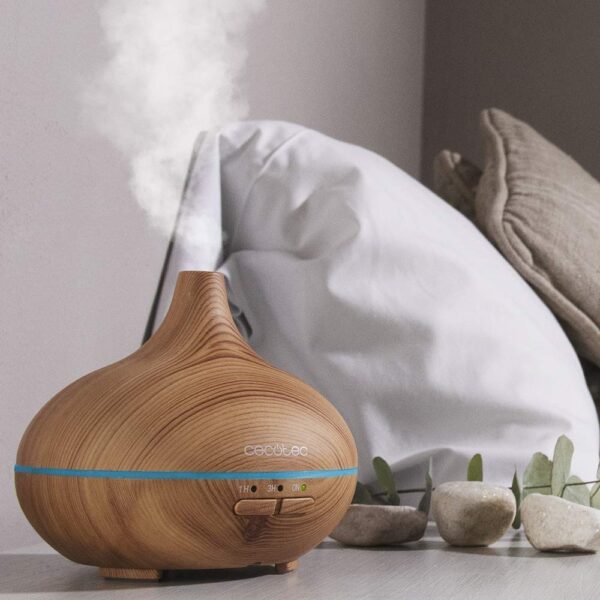Humidificador Difusor Ultrassónico 150 ml 7 Cores LED Cecotec Pure Aroma 150 Yang