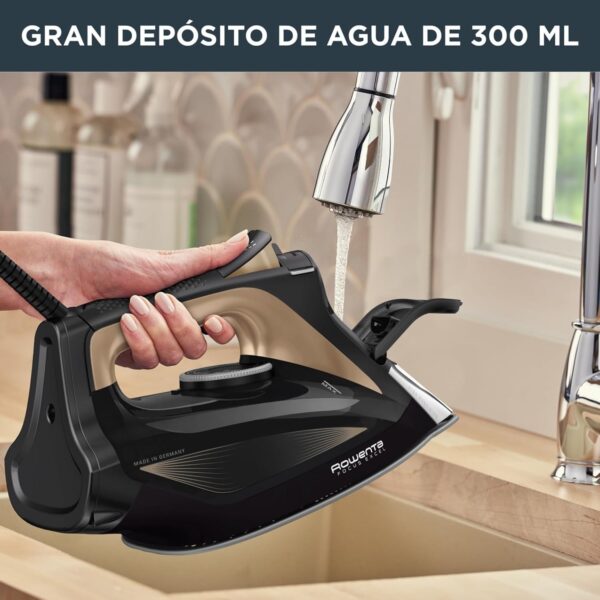 Ferro a Vapor Rowenta Focus Excel DW5325 2700W Base Microsteam Laser - Preto/Castanho