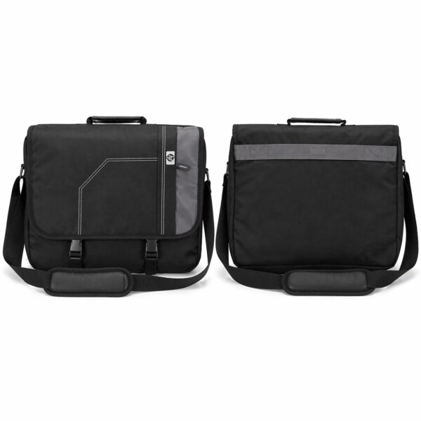 (40x35 cm) Mala de Ombro HP para Portátil - Preto e Cinza