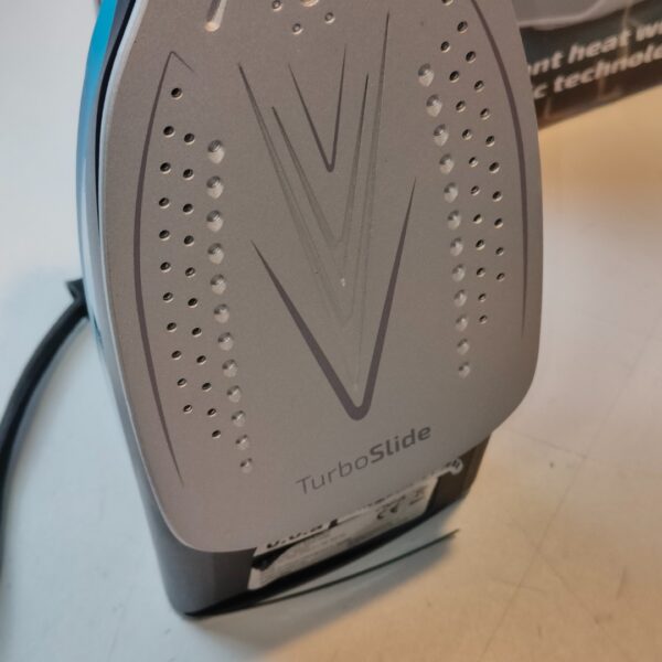 Ferro de Engomar a Vapor Cecotec Fast&Furious 5010 Vital Sola Alumínio 55g/min - Azul/Branco