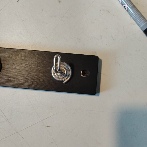 (100x5.5 cm) Cabide de Parede IKEA SALLSKAP em Madeira com 10 Ganchos Metálicos