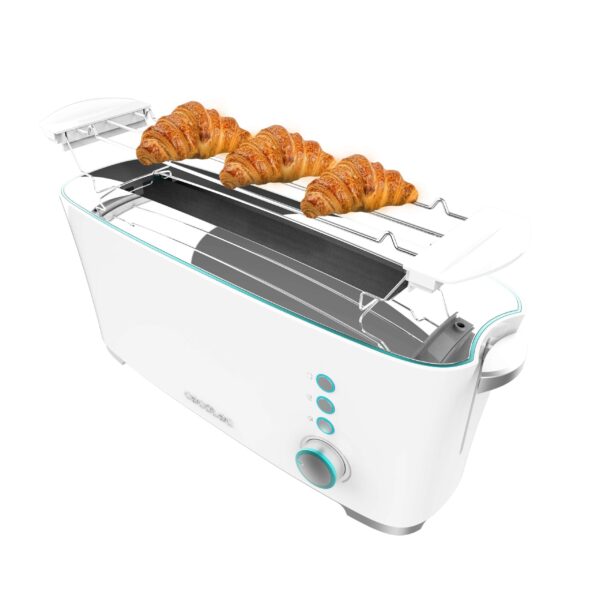 Torradeira Cecotec Toast&Taste Extra 1000W 1 Ranhura Comprida XL - Branca