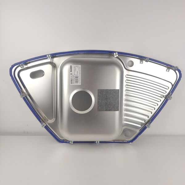 Lava-louça de Canto Blanco Tipo 9 E em Aço Inoxidável com Escorredor Reversível