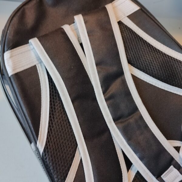 Mochila Cápsula Espacial para Animais Sipobuy Resistente Ao Calor e Transpirável Transparente Preto