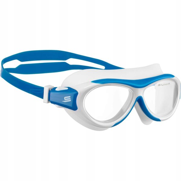 Óculos Natação Salvimar Freedom Jr Criança Silicone Azul Amarelo Anti Embaciamento