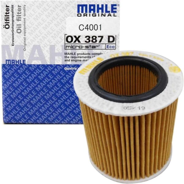 Filtro MAHLE OX 387D para BMW 3 Coupe (E92) Insert 74 mm