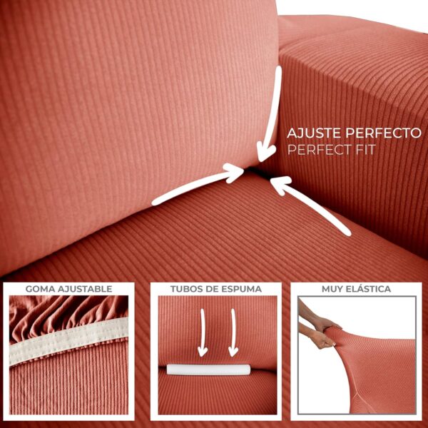 Capa de Sofá Laranja, 2 Lugares