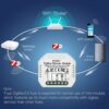 Regulador de Luz Inteligente MOES ZigBee Mini LED Compatível com Alexa e Google