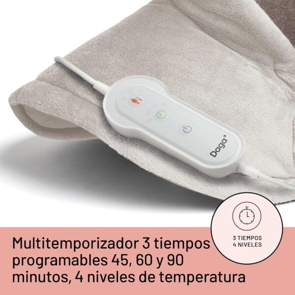 Almofada Térmica Confort Cervical e Ombros Daga Tecnologia Intellisense 47x52 cm