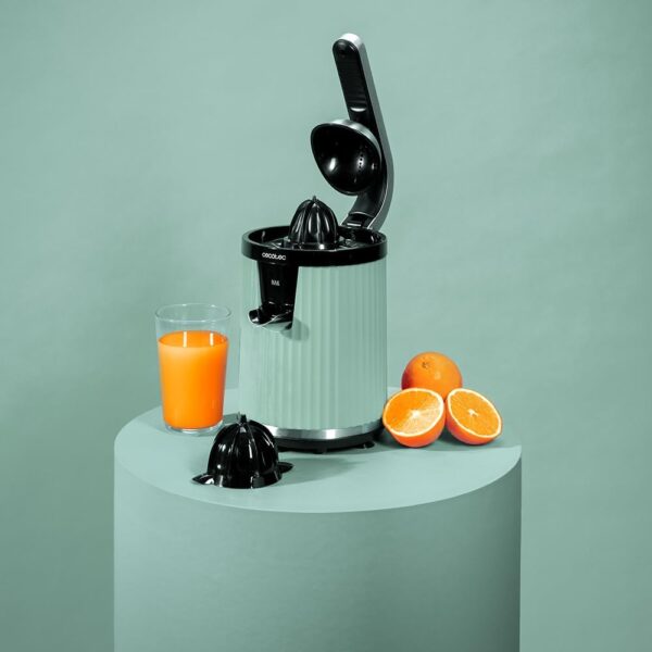 Espremedor de Citrinos Cecotec Xqueeze RetroJuice 600 W Filtro Inox - Verde