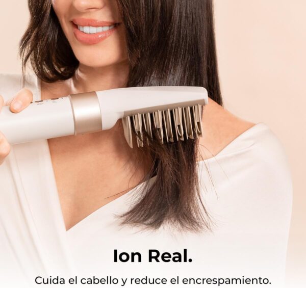 Escova de Ar Secador Modelador Cecotec AirGlam 8 Cabezales CeramicCare Champagne 1400 W