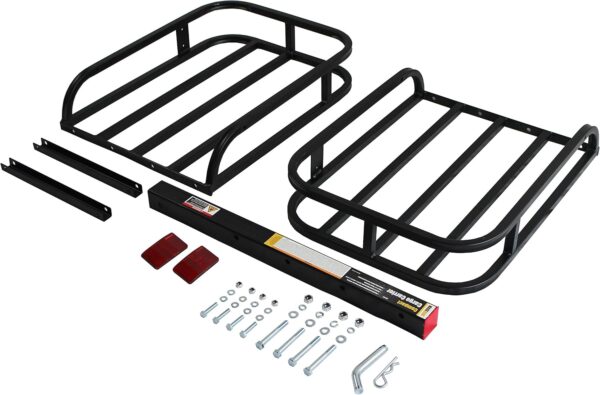 (135cm) Suporte de Carga p/ Engate Reboque 230kg em Aço MaxxHaul 70107 - Preto