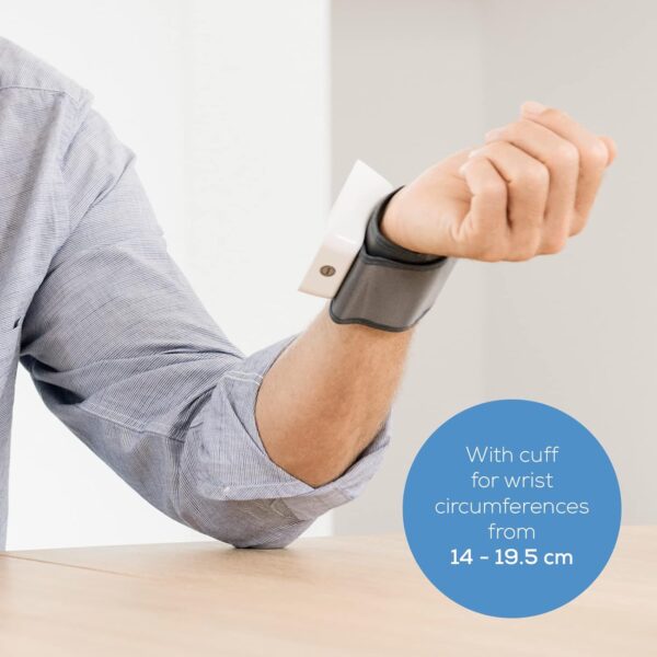 Monitor de Pressão Arterial de Pulso Beurer BC 28 com Classificação de Cor Dos Resultados