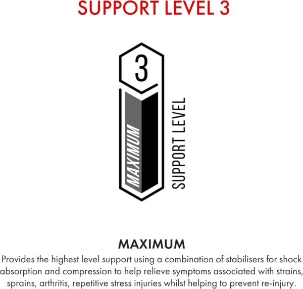 (M) Joelheira com Dobradiças Vulkan Apoio de Patela e Compressão - Preto