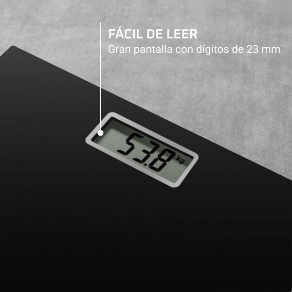 Balança de Casa de Banho Rowenta Premiss com Ecrã LCD Design Fino Até 150 Kg Preto