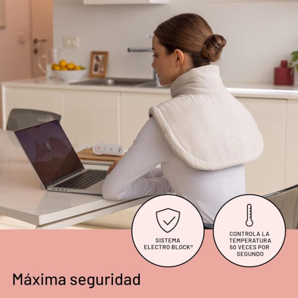 Almofada Térmica Confort Cervical e Ombros Daga Tecnologia Intellisense 47x52 cm