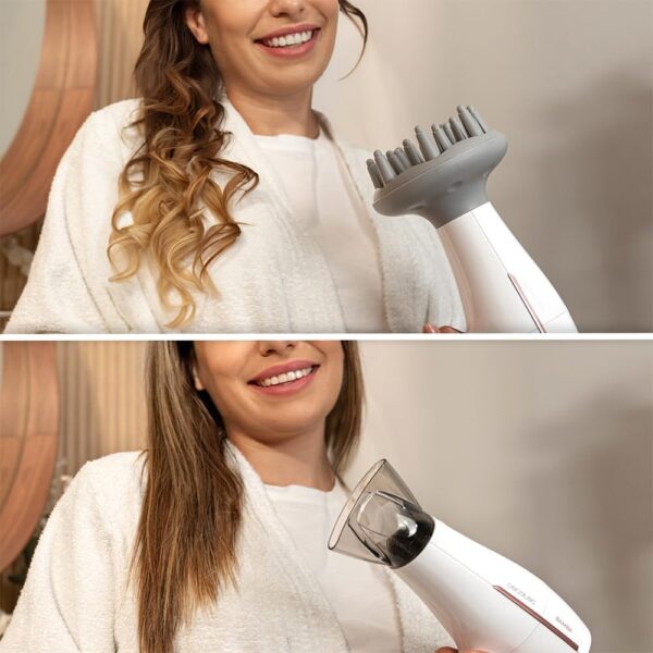 Secador de Cabelo de Viagem Cecotec IoniCare TravelWhite 2400 W Compacto Dobrável