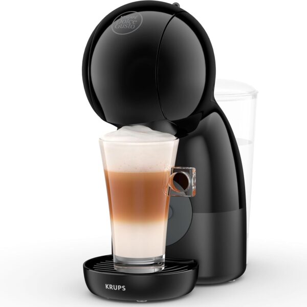 Máquina de Cápsulas Krups Nescafé Dolce Gusto Piccolo XS 15 Bares 0,8 L Negra Rápida Modo Eco