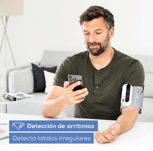 Monitor de Pressão Arterial Beurer BM 59 Braço com Indicador LED e App