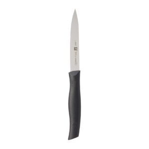 Faca de Ponta Zwilling TWIN GRIP 100 mm Aço Inoxidável Cabo Sintético Friodur Preto