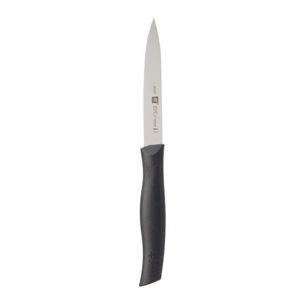 Faca de Ponta Zwilling TWIN GRIP 100 mm Aço Inoxidável Cabo Sintético Friodur Preto