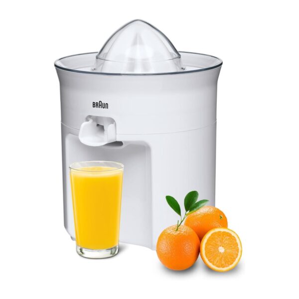 Espremedor de Citrinos Braun CJ3050 TributeCollection 60W Anti-gotejamento - Branco